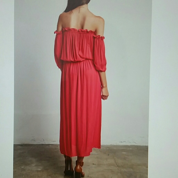 Long maxi dress off shoulder - Picture 6 of 6
